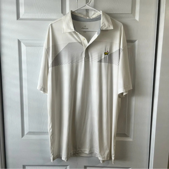Masters Other - MASTERS Performance Mens XL White Golf Polo Shirt Short Sleeved